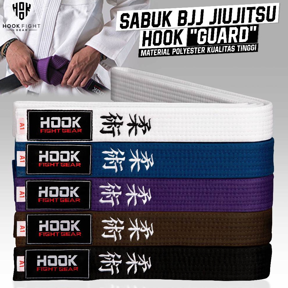 Jual 55PALING DICARI SABUK JIUJITSU HOOK FIGHT GEAR SABUK BJJ SABUK ...