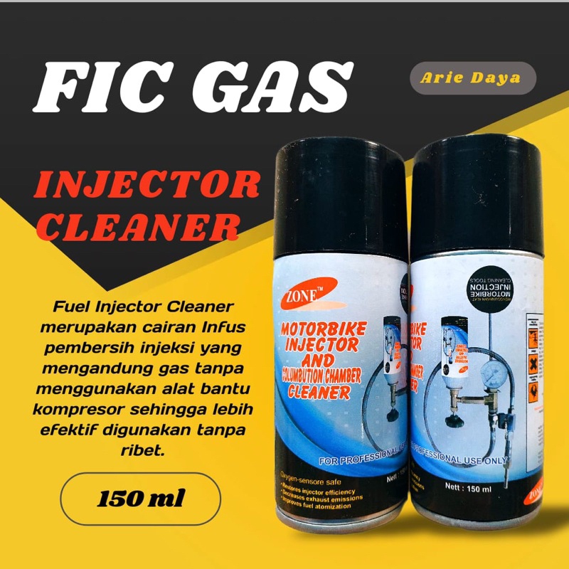 Jual Pembersih Injector Injector Cleaner ZONE FIC GAS 150 ml | Shopee ...