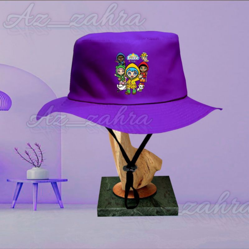 Jual Topi Bucket Hat Rimba Hutan Hiking Gunung LOGO MASKOT LUCE AND ...