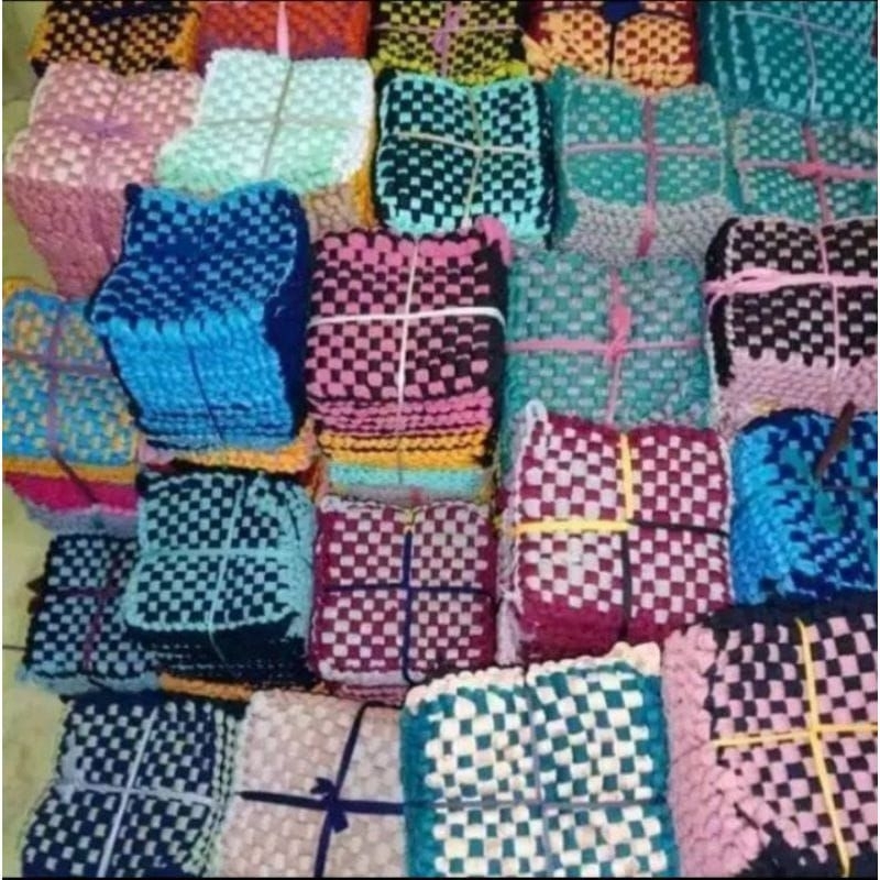 Jual cempal wajan anti panas / tatakan panci / cempal dapur / lap ...
