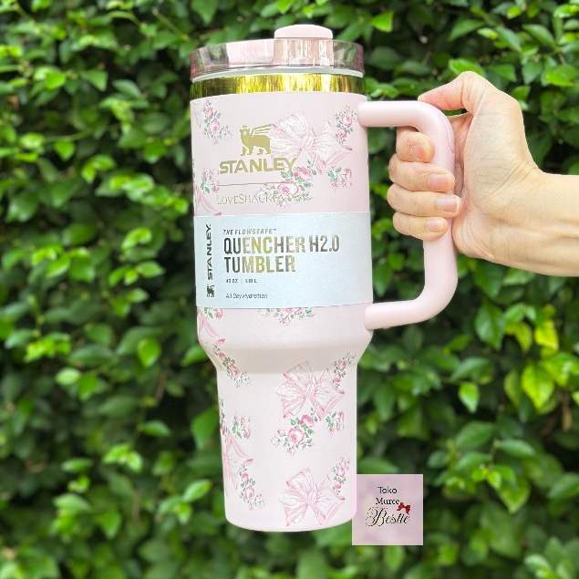 Jual READY STOCK Stanley Tumbler Quencher X Love Shack Fancy (BOW ...