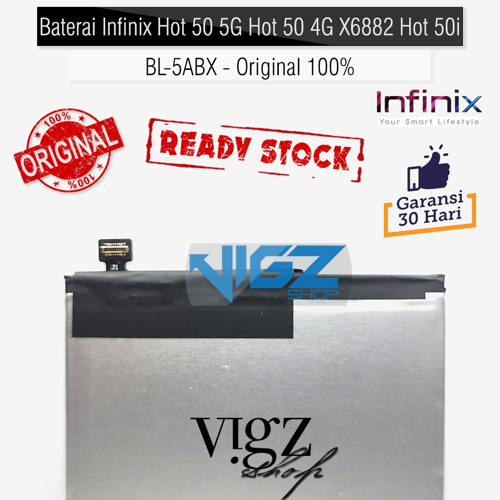 Jual Baterai Infinix Hot 50 5G Hot 50 4G X6882 Hot 50i BL-5ABX Original ...