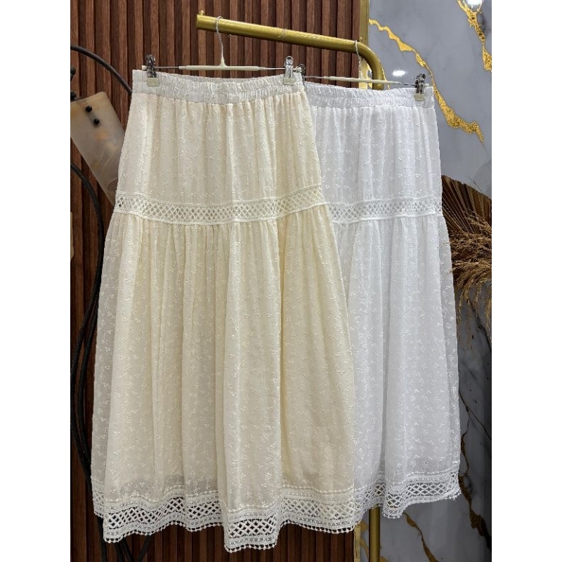 Jual [NEW Product] - Rok Katun Bolong Bordir Import Rok Katun Bordir ...