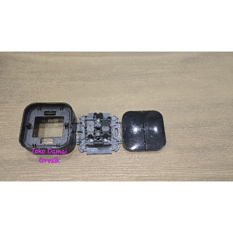 Jual Shigen Saklar tempel OB Outbow black series Hitam SNI terminal ...