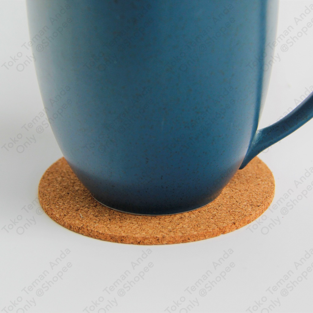 Jual Tatakan Gelas / Cork Coaster / Alas Gelas Gabus 2mm Serap Air ...