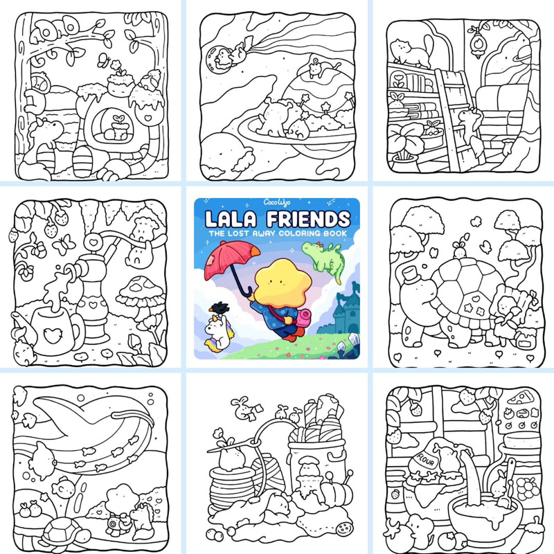 Jual Lala Friends The Lost Away Coloring Book | Shopee Indonesia