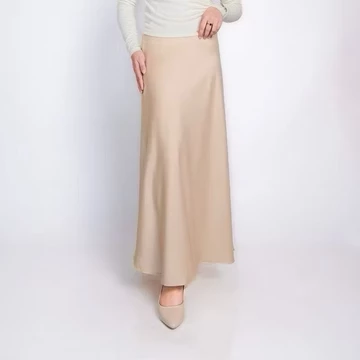 Rok Satin Silk Premium Satin Skirt Midi Panjang Rok Kerja Kuliah Wanita Korean Style Basic
