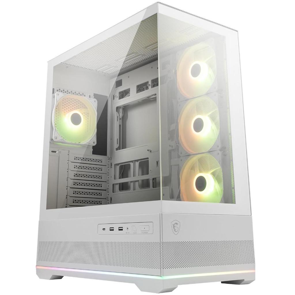 Jual MSI MAG PANO 110R PZ WHITE MID TOWER PC CASE CASING GAMING CHASSIS ...