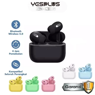 Headset Bluetooth YESPLUS Inpods i13 Pro Macaron Wireless Earphone Bluetooth 5.0 TWS Matte Color