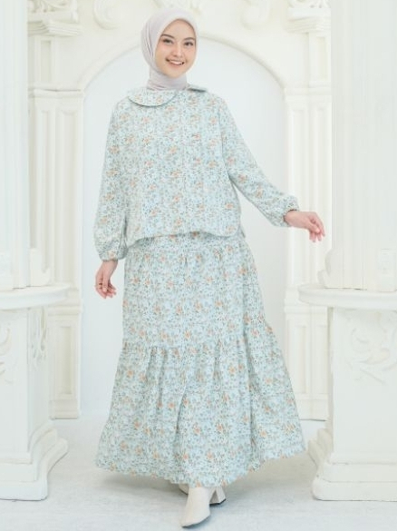 Lali Sofia Set, Minty Flower Print