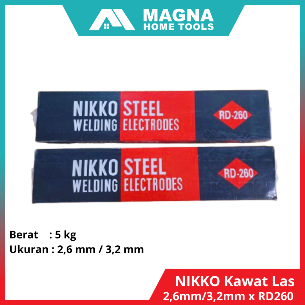 Jual Kawat Las RD260 2.6mm 3.2mm Nikko Steel 2.6 X 350 Elektroda ...