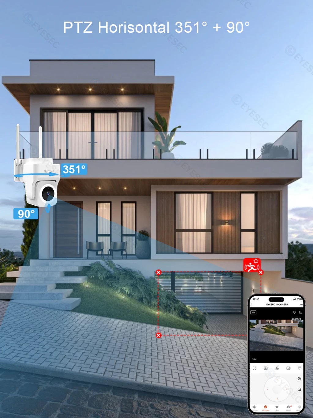 Jual new cctv outdoor kamera cctv CCTV WiFi jarak jauh lewat HP ...