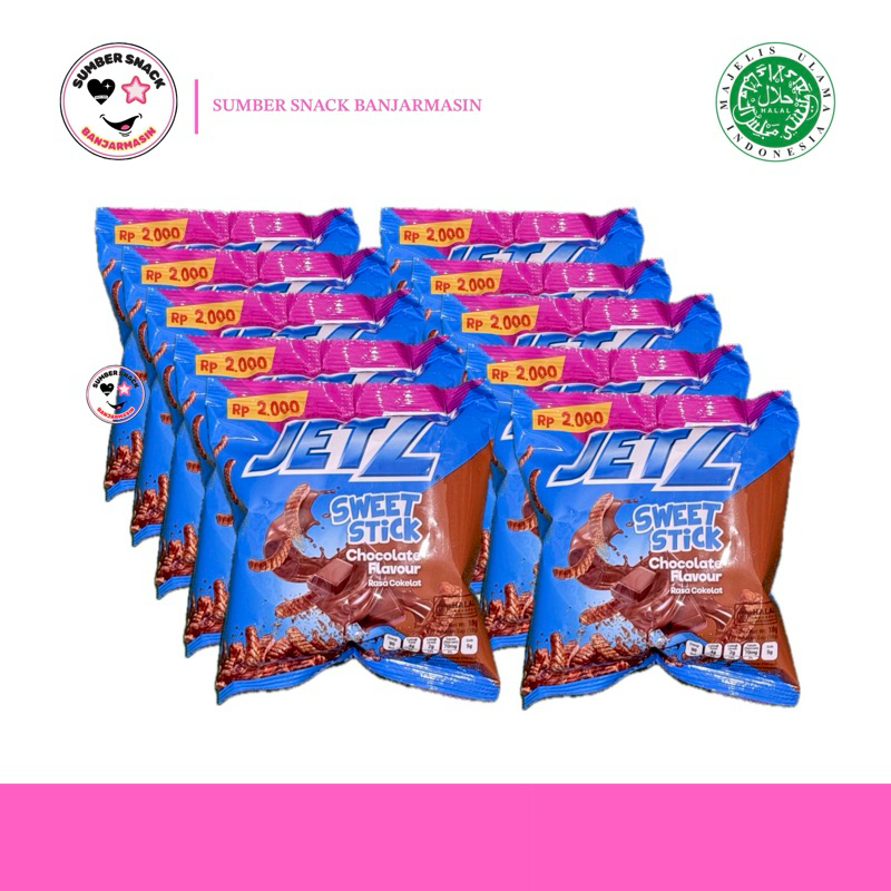 Jual (Renceng) JetZ Sweet Stick Rasa Cokelat Renceng (Isi 10Pcs/Renceng ...