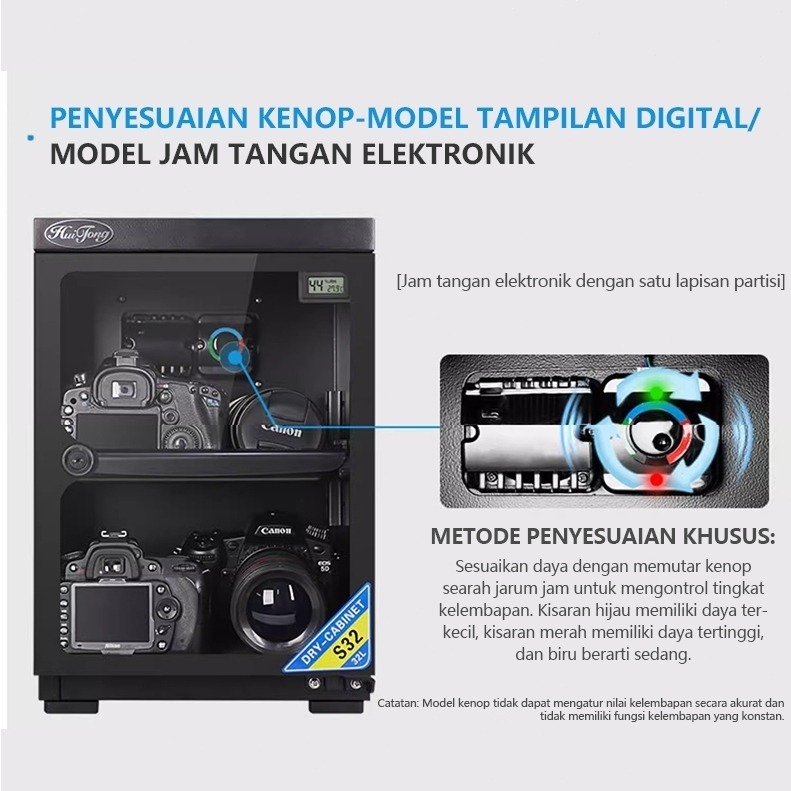 Jual Elementmax Dry Box Camera 32L/ Electronic Dry Cabinet 32L ...
