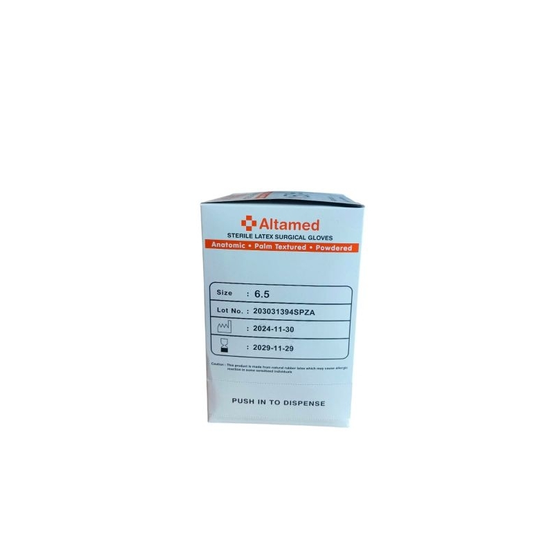 Jual sarung tangan steril powder altamed/handscoon steril altamed ...