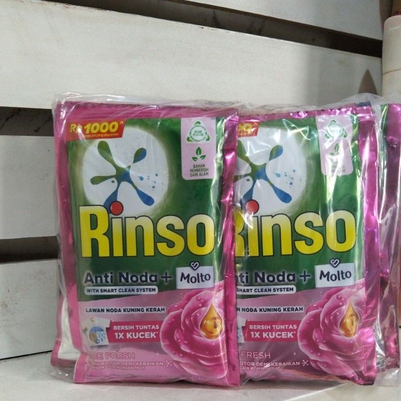 Jual Rinso detergen cair 38mL (12 pics)all varian | Shopee Indonesia