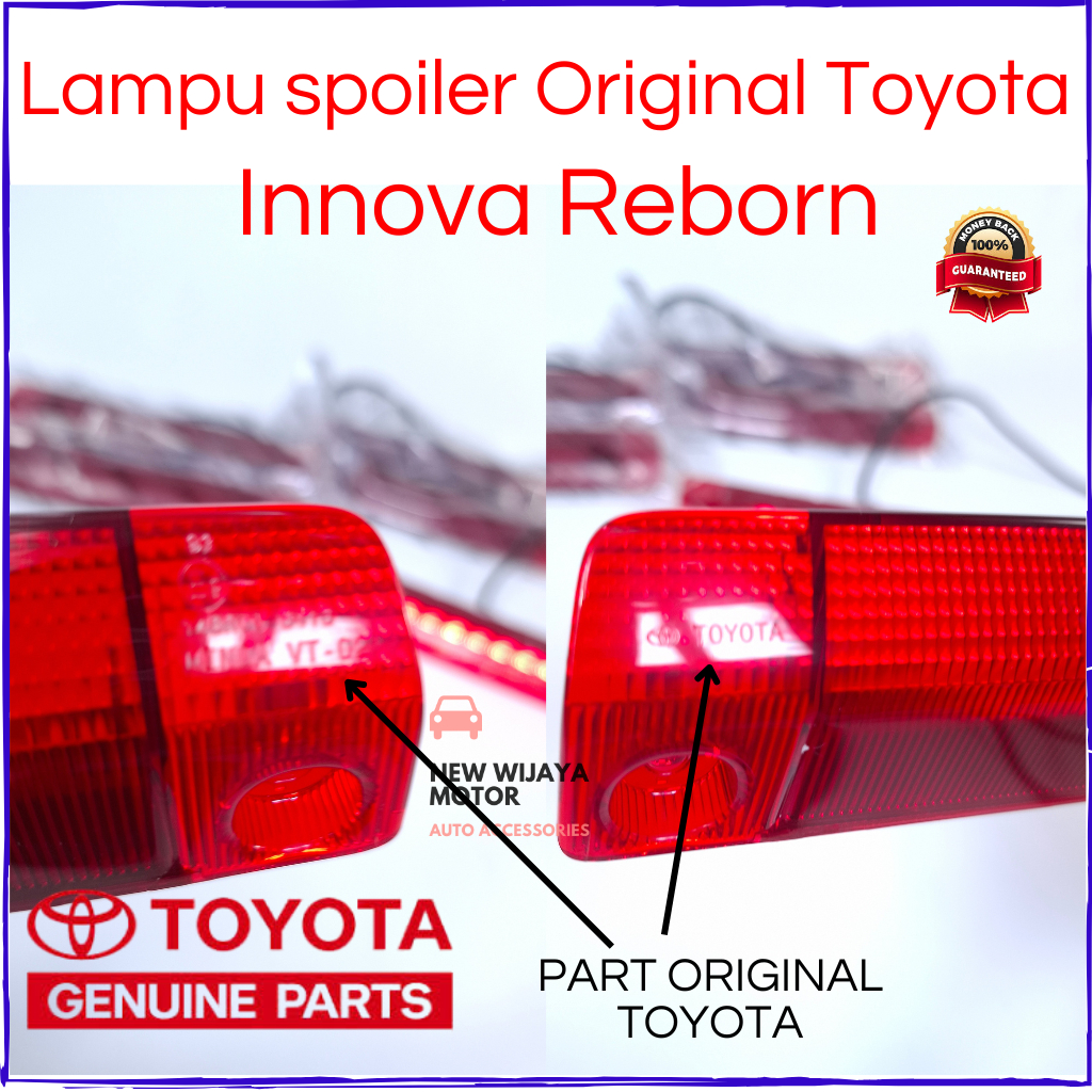 Jual Lampu Spoiler Toyota Innova Reborn Original | Shopee Indonesia