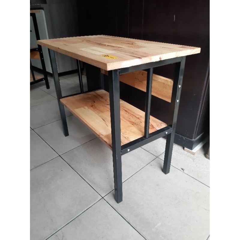 Jual (Medan only) Meja / Rak 2 tingkat serbaguna minimalis daun kayu ...