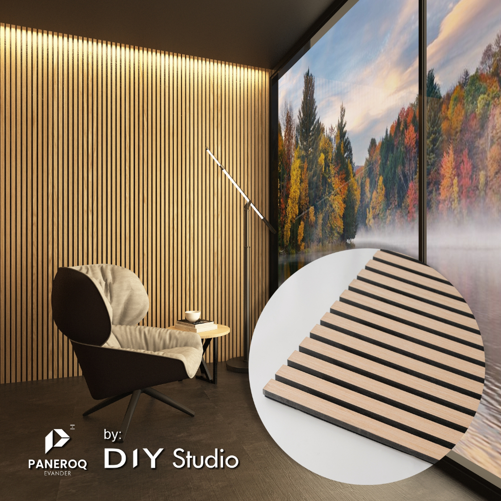 Jual Paneroq panel akustik | akupanel | acoustic wallpanel | slat wall ...