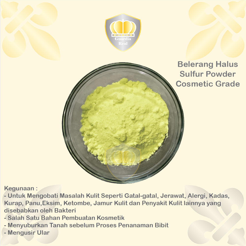 Jual Belerang Bubuk Halus 1 Kg/ Sulfur Powder 1 Kg/ Belerang Sulfur ...