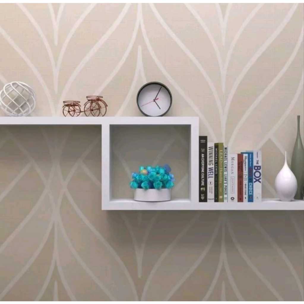 Jual Rak Rack Ambalan Dinding Tempat Buku Jam Vas Bunga Dekorasi Hias ...