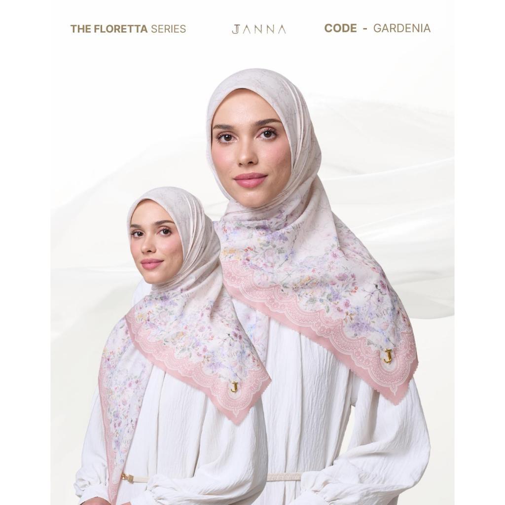 JANNA The Floretta Series (Premium Signature Printing Scarf)