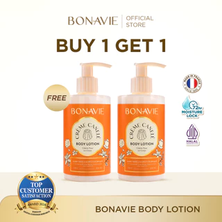[BUY 1 GET 1 FREE] Bonavie Body Lotion Creme Canele 250 ml Wangi Tahan Lama Melembapkan Mencerahkan