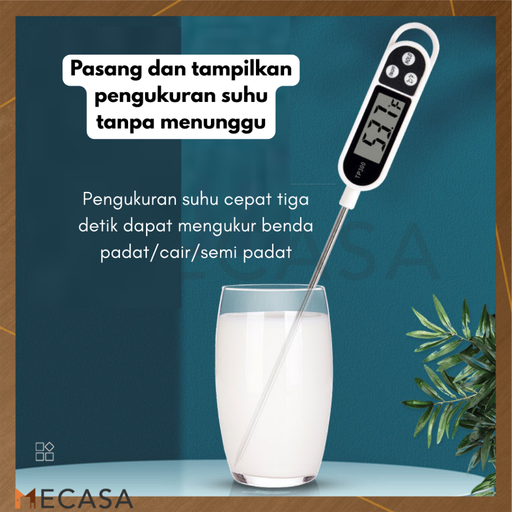 Jual Termometer Masak Pengukur Suhu Makanan Air Elektronik Termometer ...
