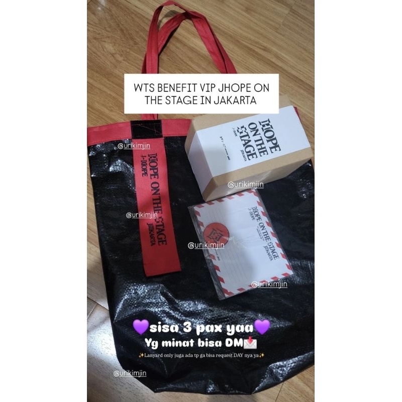 Jual BENEFIT VIP JHOPE ON THE STAGE JAKARTA (SET) | Shopee Indonesia