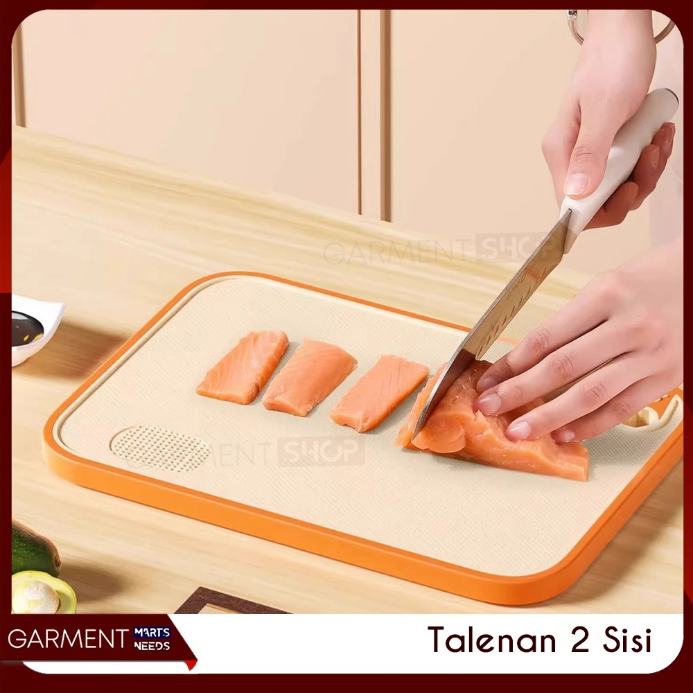 Jual Talenan Masak 2 Sisi Potong Daging Sayur Parut Bawang Nampan ...