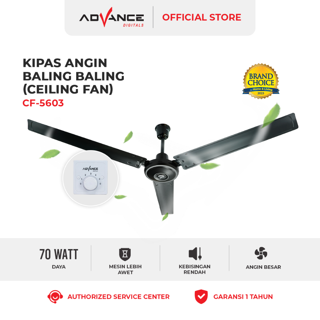 Jual Advance CF-5603 / CF-5601 Kipas Angin Gantung atau Ceiling Fan ...