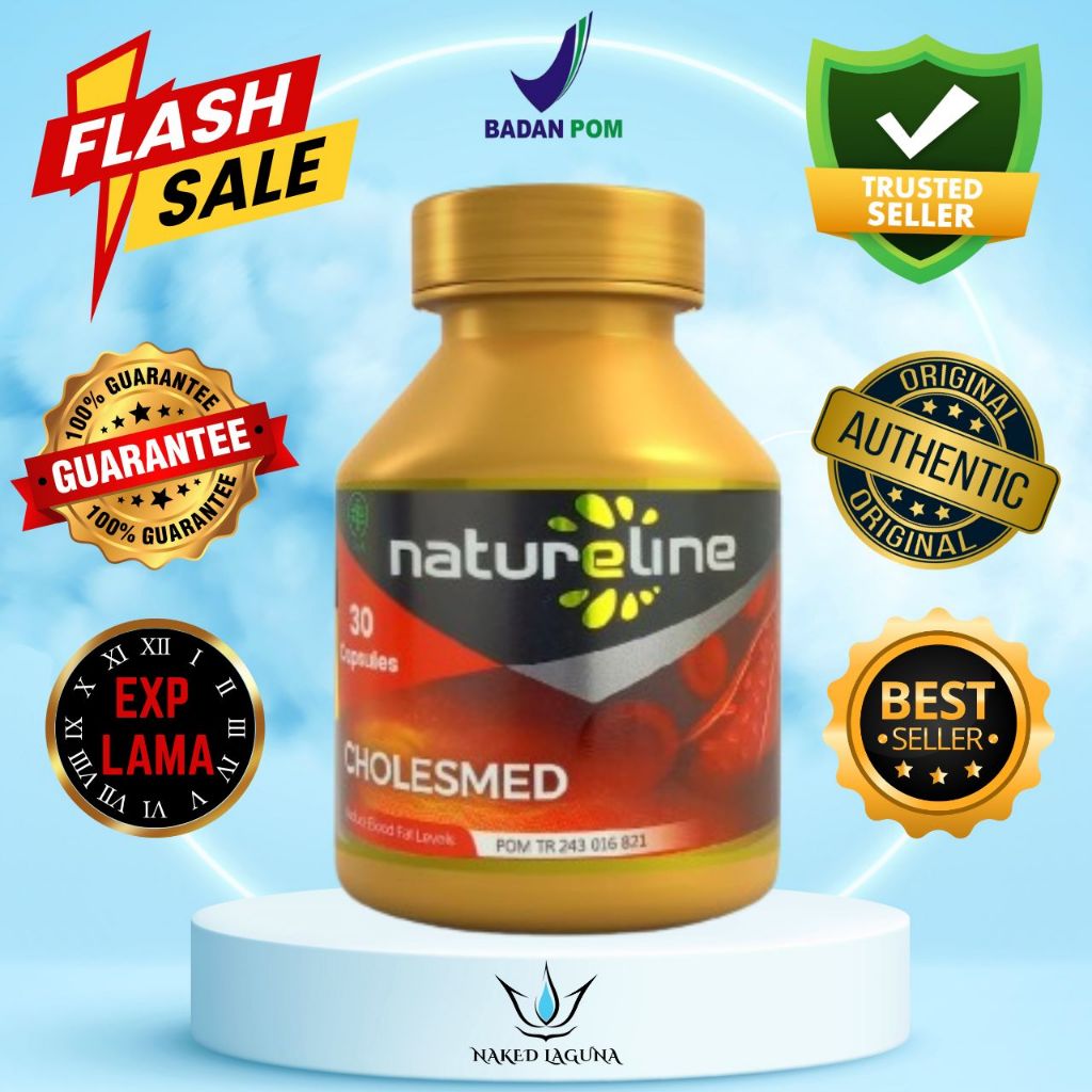Jual NATURELINE CHOLESMED 30 Mencegah Pembentukan Plak, Hipertensi ...