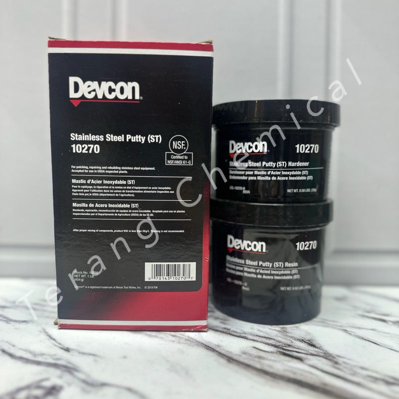 Jual DEVCON STAINLESS STEEL PUTTY 10270 1 LB | Shopee Indonesia