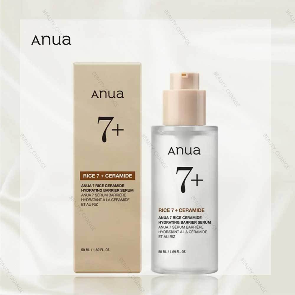 Jual Anua 7 Rice Ceramide Hydrating Barrier Serum/50ml, Brightening ...