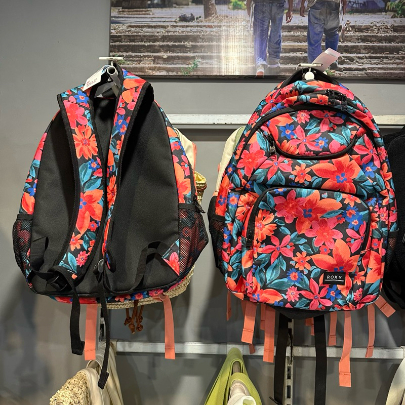 Jual ROXY tas backpack flower ransel NEW ORIGINAL 100% | Shopee Indonesia