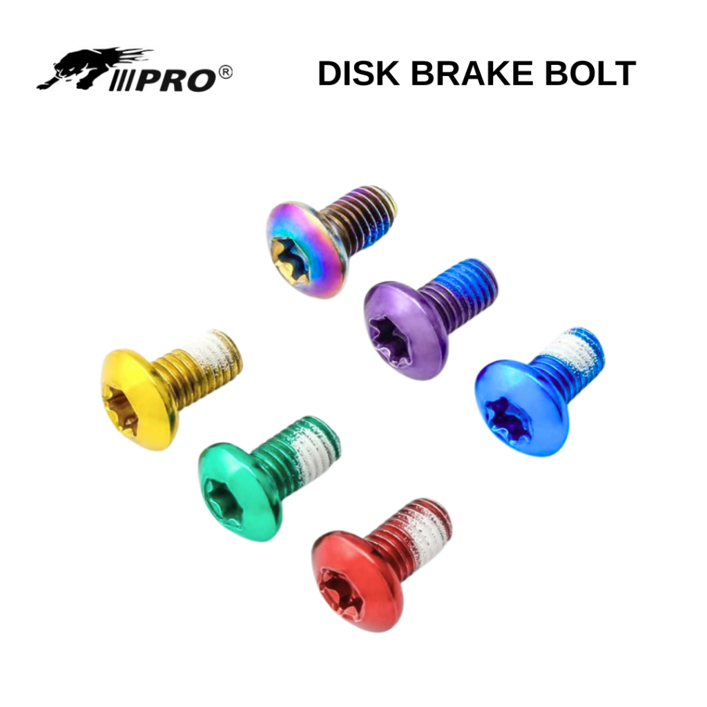 Jual IIIPRO Baut Rotor Disk Brake Bolt M5 x 10mm Warna Warni | Shopee ...