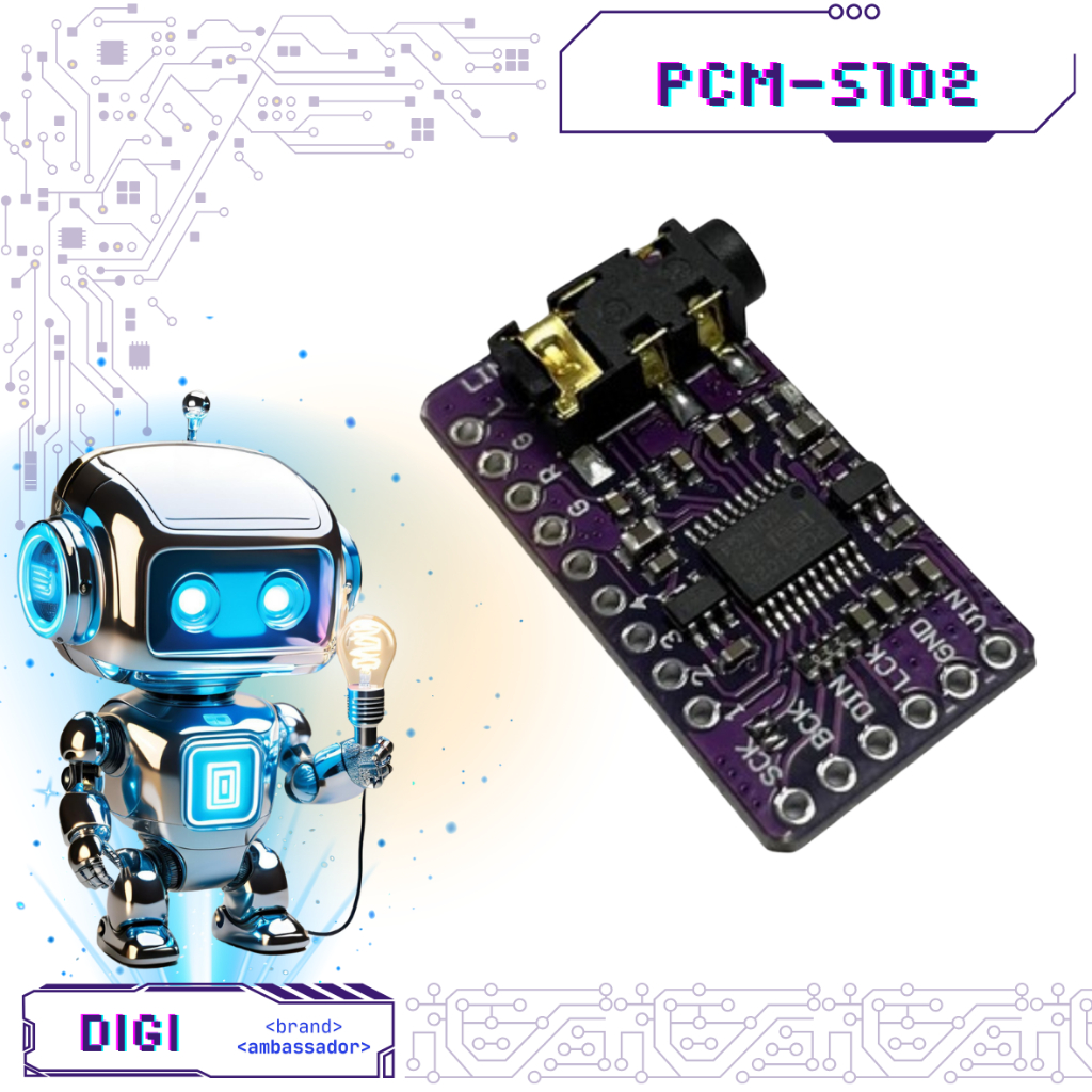 Jual PCM5102 I2S Decoder - PCM 5102 - Digibot | Shopee Indonesia