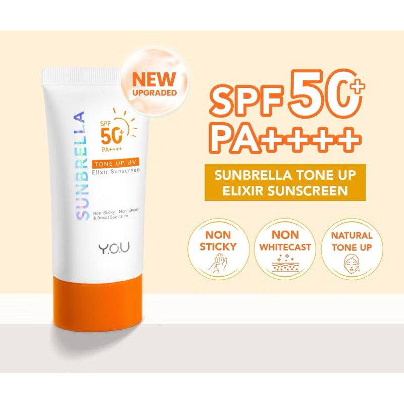 Jual AS YOU Sunbrella Tone Up UV Elixir Sunscreen Triple UV Elixir Spf ...