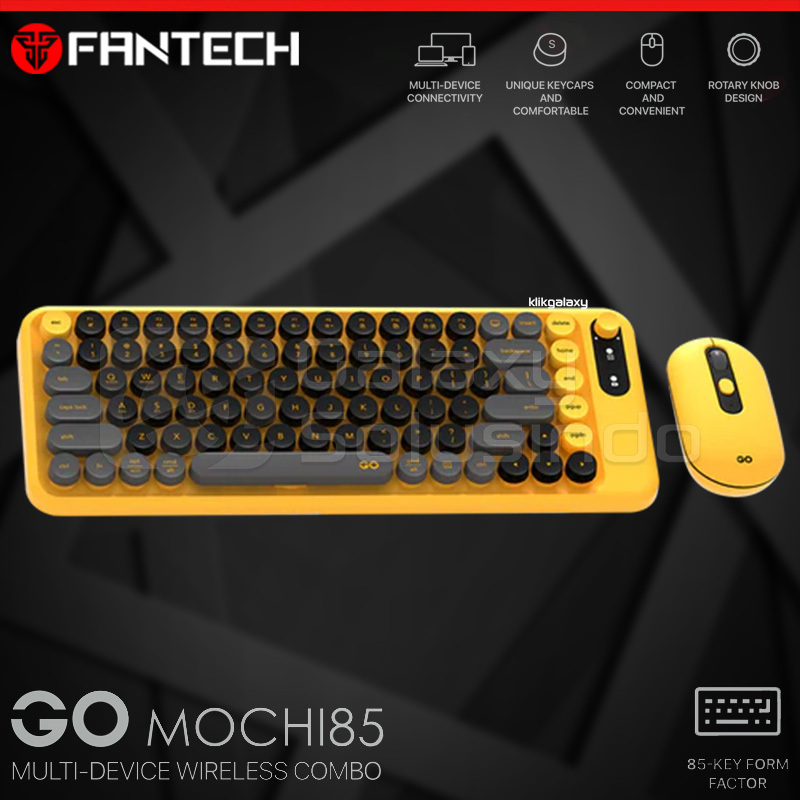 Jual Fantech GO MOCHI 85 WK898 Multi-Device Wireless Keyboard Mouse ...