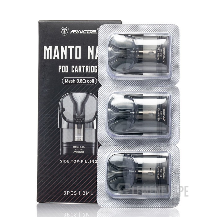 Jual CATRIDGE MANTO NANO 0.5 0.8 OHM AUTHENTIC 100% BY RINCOE | Shopee ...