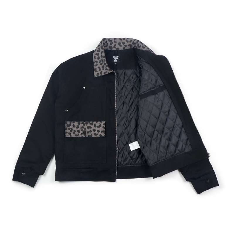 Jual GOOD BYE EX - Work Jacket Boxy Leopard | Shopee Indonesia