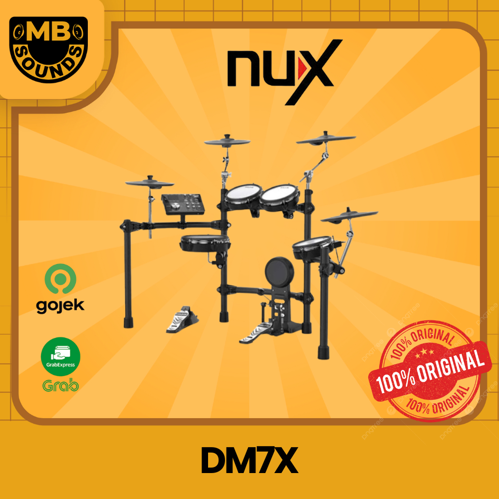 Jual NUX DM7X / DM 7 X / DM7 X DRUM SET ELECTRIC ELEKTRIK ORIGINAL ...
