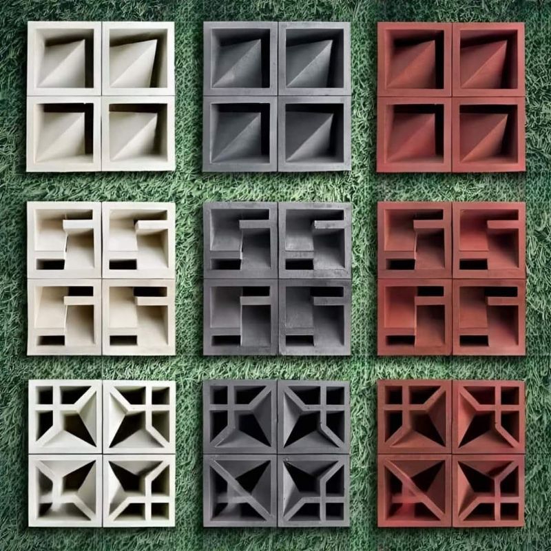 Jual ROSTER MINIMALIS varian motif (20x20)roster beton lubang angin ...