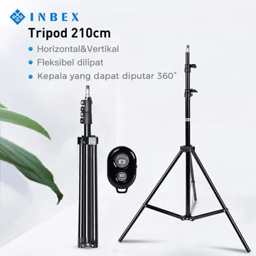 Y INBEX Tripod Hp 210CM Overhead Shooting Portable Light Stand 3 Section For Photo Studio Tools