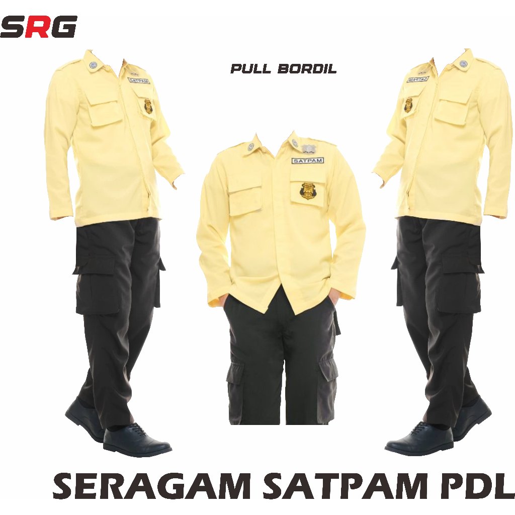 Jual SRAGAM Seragam Stelan Satpam terbaru kuning pdl SRAGAM SATPAM ...