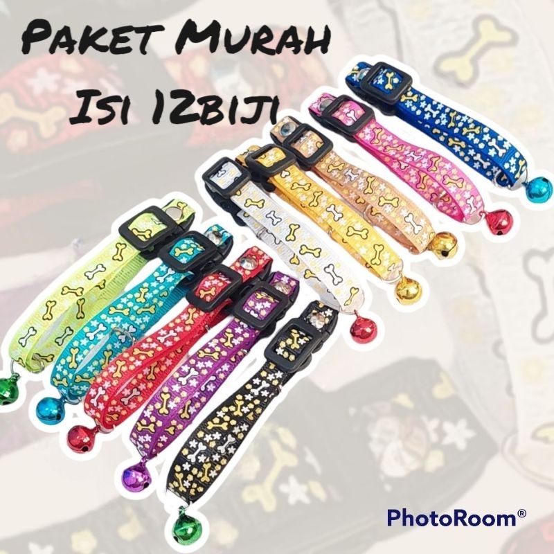 Jual Paket Murah Kalung Kucing Bahan Grossgrain GG isi 12 pcs biji ...