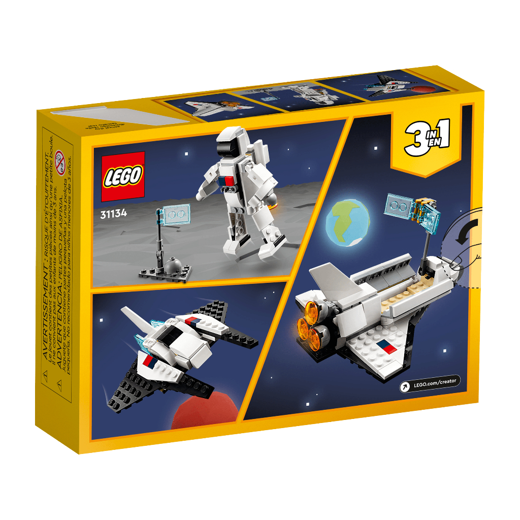 Jual Mainan Lego Creator 31134 Space Shuttle 3 in 1 144 Pcs Original (6 ...