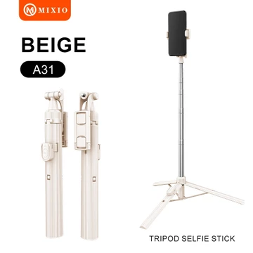MIXIO A31 MACARON EDITION Tongsis Bluetooth Selfie Stick Tripod 160CM