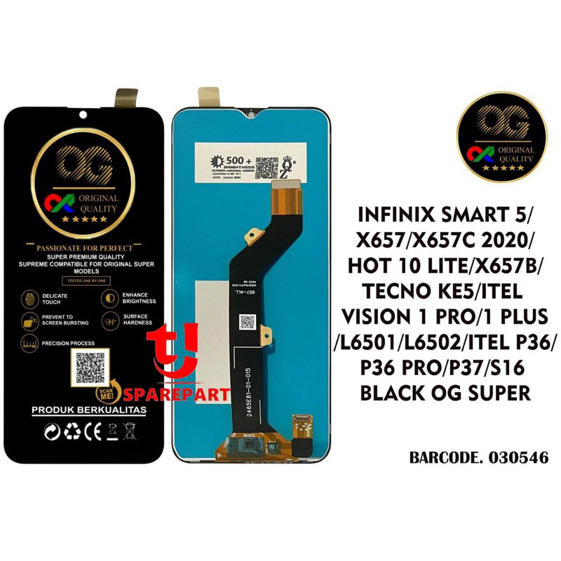 Jual LCD TOUCHSCREEN INFINIX SMART 5 / HOT 10 LITE / TECNO KE5 / ITEL ...