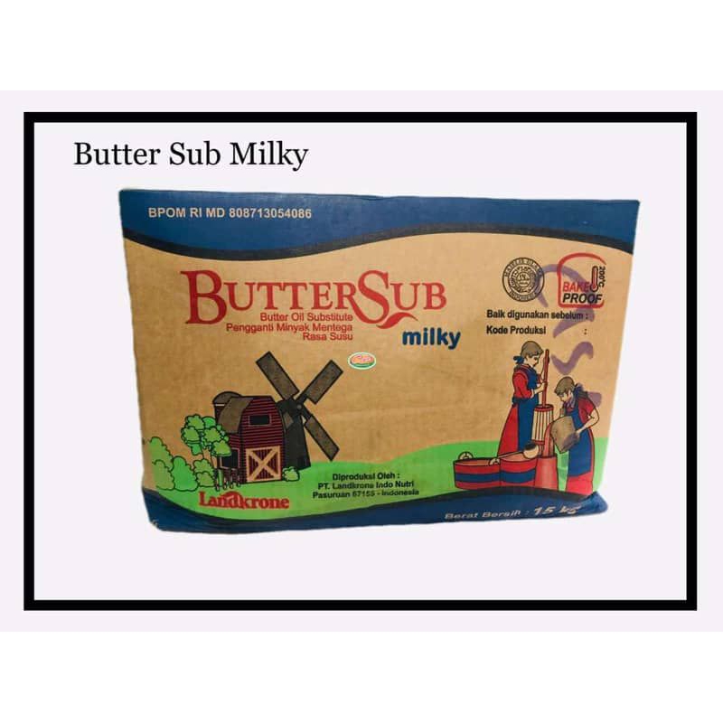 Jual BUTTERSUB MILKY KEMASAN REPACK 1KG/500GRAM/250GRAM HARGA EKONOMIS ...